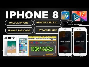 iPhone 8 Unavailable Lock Screen Solution With Signal ✅iOS 16.7.10 by Unlock Tool 2026