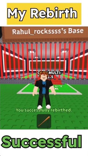 Roblox My Rebirth Successfully Done...#roblox #robloxedit