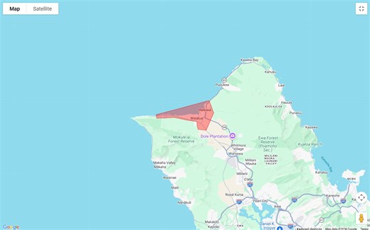 Flash flood emergency evacuation map as people told "leave now"