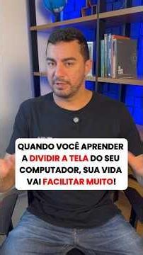 Como abrir dois programas AO MESMO TEMPO na tela do computador! #shorts