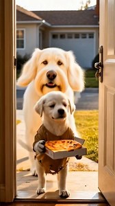 Poor Puppy Delivery Boy… But One Kind Child Changed His Day 🐶❤️ #shorts #cutepuppy #dogshorts