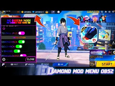 OB52 FREE FIRE MC_GARENA_MOD_MENU_V19 🔥 UNLIMITED DIAMOND HACK 🔥 FF MOD MENU APK 2026