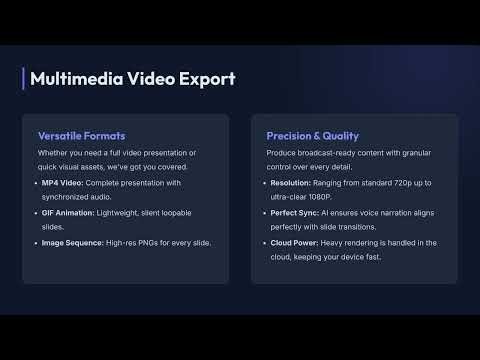 Slides AI Voice & Video Studio demo