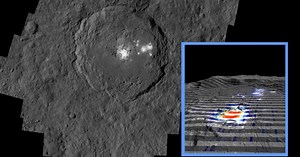 Those bright blobs again: Study shows Ceres' spots might have come from within