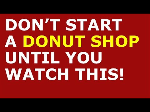 How to Start a Donut Shop Business | Free Donut Shop Business Plan Template Included