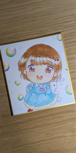 幼稚園児の女の子描いてみた #女の子イラスト #イラストメイキング #アナログイラスト