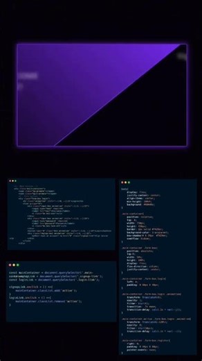 Create a Stunning Login & Register Form using HTML & CSS | Web Development Tutorial 💻✨