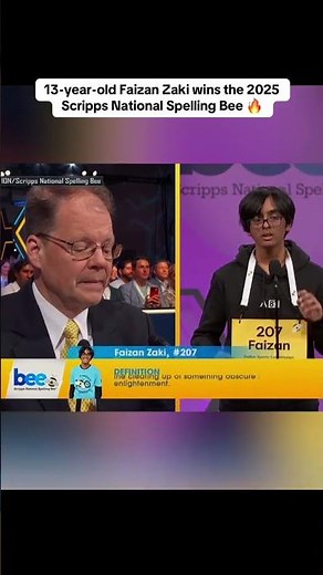 The 2025 Scripps National Spelling Bee winner 🔥 (via @scrippsbee/TT)
