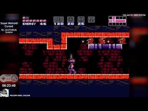 Super Metroid: Cursed (Super Metroid Rom Hack) Part 2/2