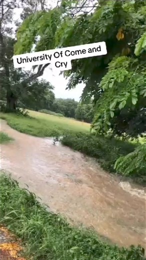 Part of the University of Cape Coast campus flooded following heavy rainfall yesterday. #revivalfm99 | Revival 99.3 FM