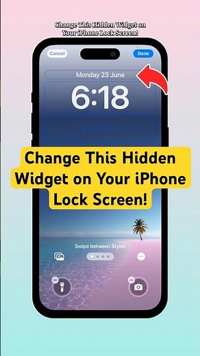 Change This Hidden Widget on Your iPhone Lock Screen! #shorts #iphone