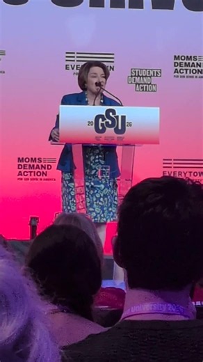 Senator Amy Klobuchar at the 2026 Gun Sense University, 6/16/26