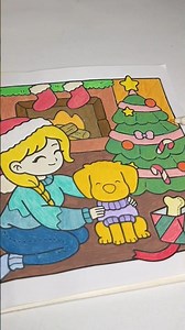 Girl Spaces Coloring Book P17 #colors #coloring #shorts