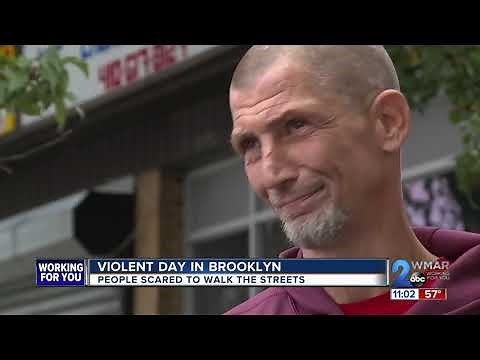 Bloody knife fight on a bus and bullets into a business