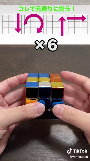 ルービックキューブの魔法の4手と裏ワザを揃え方入門