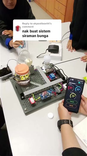 Ide Projek RBT Siraman Bunga dengan IoT ESP8266