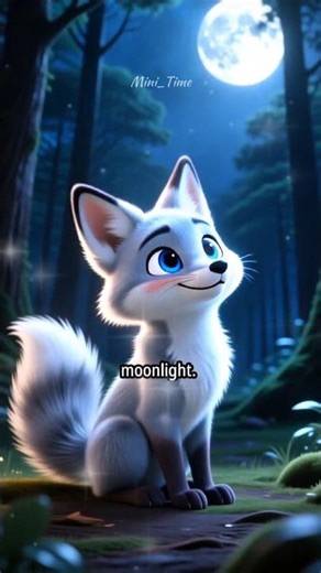 Moonlight Mystery: The Tiny Fox With a Magical Glow