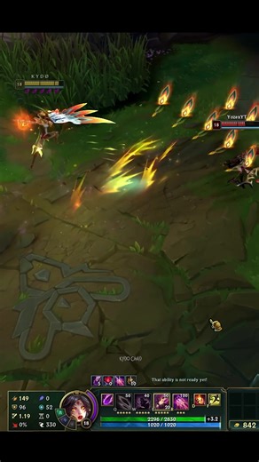 ULTIMATE SPAM BATTLE Xayah vs Ashe No Skills, Just R 🔥 #LeagueOfLegends | Kydo Chad