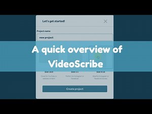 A quick overview of VideoScribe for your browser