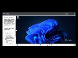 Testout | Network + | 10.5.7 Lab: Configure a Security Appliance