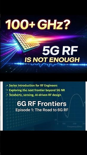 From 28 GHz to D-Band: The RF Challenges Driving 6G #6g #rfengineering #6gtechnology