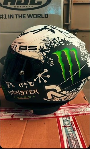 Casco para moto Hjc RPHA 1 V2 Carbon Snow Diablo MC10SF Blanco // MOTOCITY MX #hjchelmets #motocity