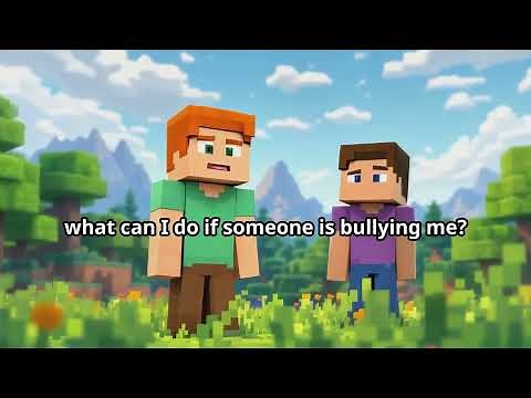 Be kind. Stop bullying. Minecraft animation