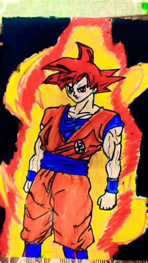 Dra for Goku step by step #anime art #Goku #ArtbyDhruvh1