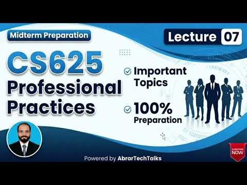 CS625 Midterm Preparation 2026 | Week 7 short lecture | Intellectual Property Rights (IPR)