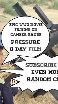 Hollywood epic D Day movie Pressure filming on Camber Sands