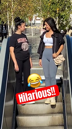 Stating At Strangers On Escalator! 😍😂 #shorts