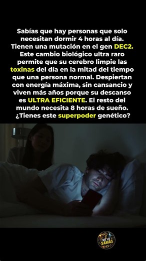 ¡La mutación genética que NO te deja DORMIR! 🧠💤