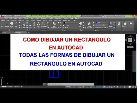 HOW TO DRAW A RECTANGLE IN AUTOCAD, ALL THE WAYS TO DRAW A RECTANGLE IN AUTOCAD