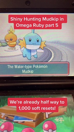 Shiny Mudkip ORAS Shiny Hunting Adventure