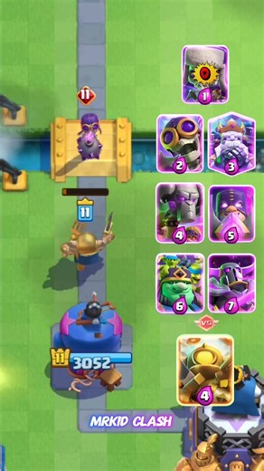 Hero Mini Pekka vs 1 to 7 Elixir | Clash Royale