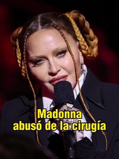 Madonna irreconocible en los #grammys2023 😱😱😱 ¿Abusó de la cirugía? #madonna #madona #madonnafans #antesydespues #madonnagrammys #madonnafan #noticias #news #cirugiaplastica