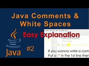 Java Comments and Whitespaces - Java Tutorial