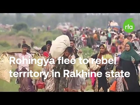 Arakan Army shelters Rohingya fleeing fighting in Myanmar | Radio Free Asia (RFA)
