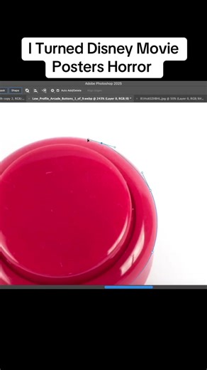 Transforming Disney Movie Posters into Horror Art