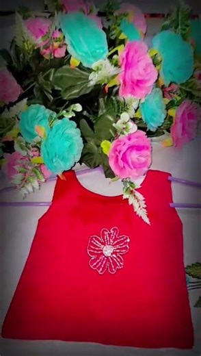 Beautiful 👌handwork frock# design&stitch by me