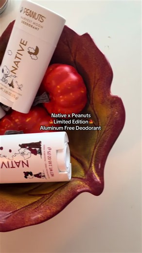 Want your armpits to smell like fall 🍁✨🧡 @Native #peanuts #fallscents #native #aluminumfreedeodorant