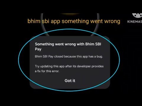 Fix Bhim SBI Pay App Oops Something Went Wrong Problem Solve | Bhim SBI Pay App working error