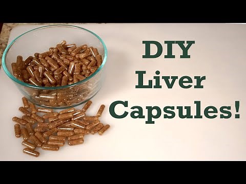 DIY Grass-fed Beef Liver Capsules