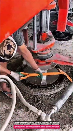Vibrating Concrete Pipe Forming Machine for Compact Manholes up to 120 cm