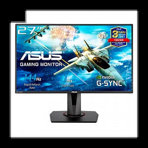 Màn hình gaming ASUS VG278 - 27inch, Full HD, 1ms, 144Hz, Tương thích với G-SYNC, Adaptive-Sync