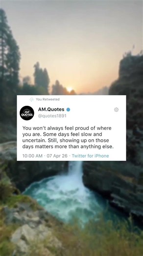 Keep Showing Up 🚶 | Progress Matters Even on Slow Days | AM Quotes