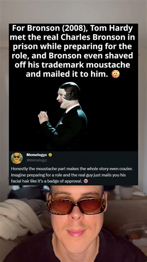 For Bronson (2008), Tom Hardy Met the Real Charles Bronson in Prison