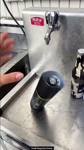 Shrink Wrap Labeling on Cold Drink Bottles