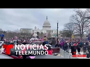EN VIVO: Senate evacuated after pro-Trump protesters storm Capitol | Noticias Telemundo
