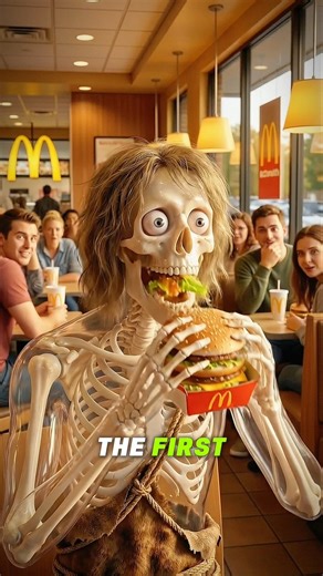 What If a Stone Age Human Went to McDonald’s? #interesting